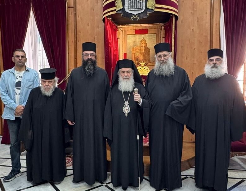 Επισκέψεις στον Πατριάρχη Ιεροσολύμων Θεόφιλο
