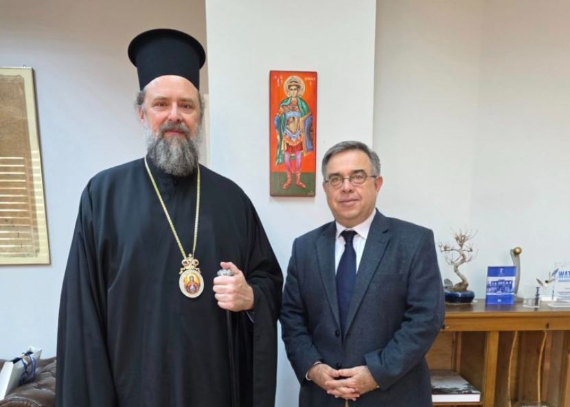 Την έδρα της Αποκεντρωμένης Διοίκησης Μακεδονίας – Θράκης επισκέφθηκε ο Μητροπολίτης Θεσσαλονίκης