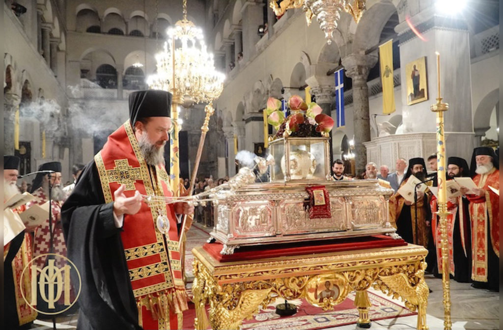 საბერძნეთის ეკლესია წმინდა დიდმოწამე დიმიტრი თესალონიკელის ხსენებას აღნიშნავს