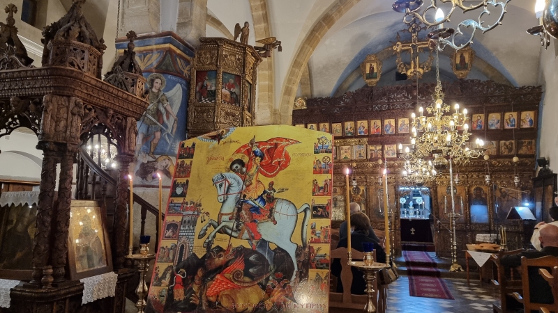 Εορτασμός του Αγίου Γεωργίου εντός των τειχών Λευκωσίας