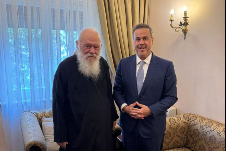 Συνάντηση Αρχιεπισκόπου Αθηνών με υπουργό Περιβάλλοντος και Ενέργειας