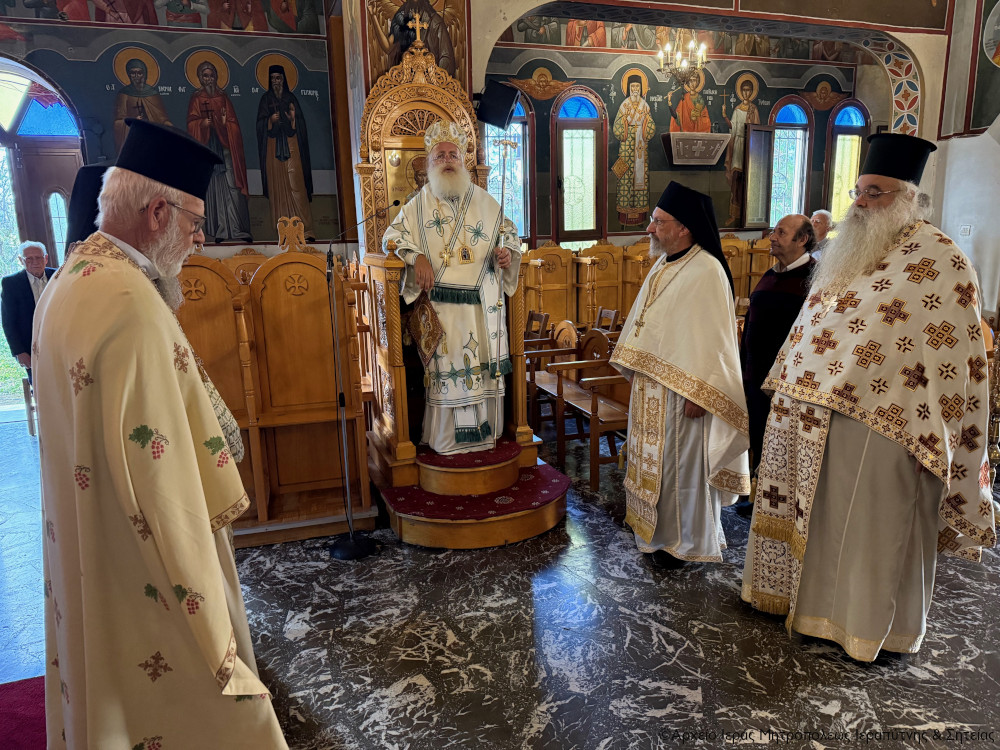 Αρχιερατική Θεία Λειτουργία στον Ιερό Ενοριακό Ναό Παναγίας Ελεούσας Ιεράπετρας