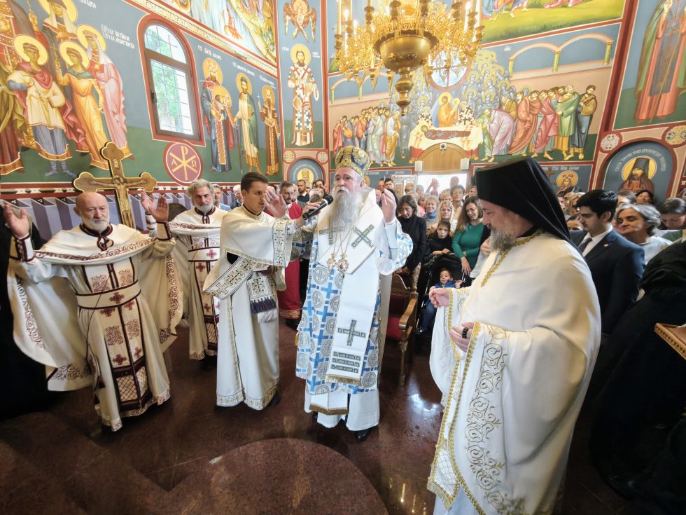 В Черногории освящены фрески храма святого воина Феодора Ушакова в Герцег-Нови