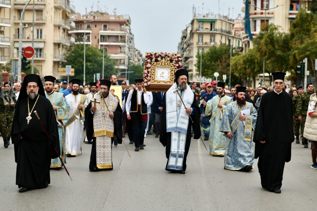 Η Θεσσαλονίκη υποδέχθηκε την Ιερά Εικόνα της Παναγίας Φανερωμένης «Βαθυρρύακος» (ΒΙΝΤΕΟ – ΦΩΤΟ)