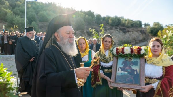 Πρώτη επέτειος από τα Θυρανοίξια του Ιερού Ναού Αγίου Δημητρίου Περιφερειακής Οδού Λουτρών Αιδηψού