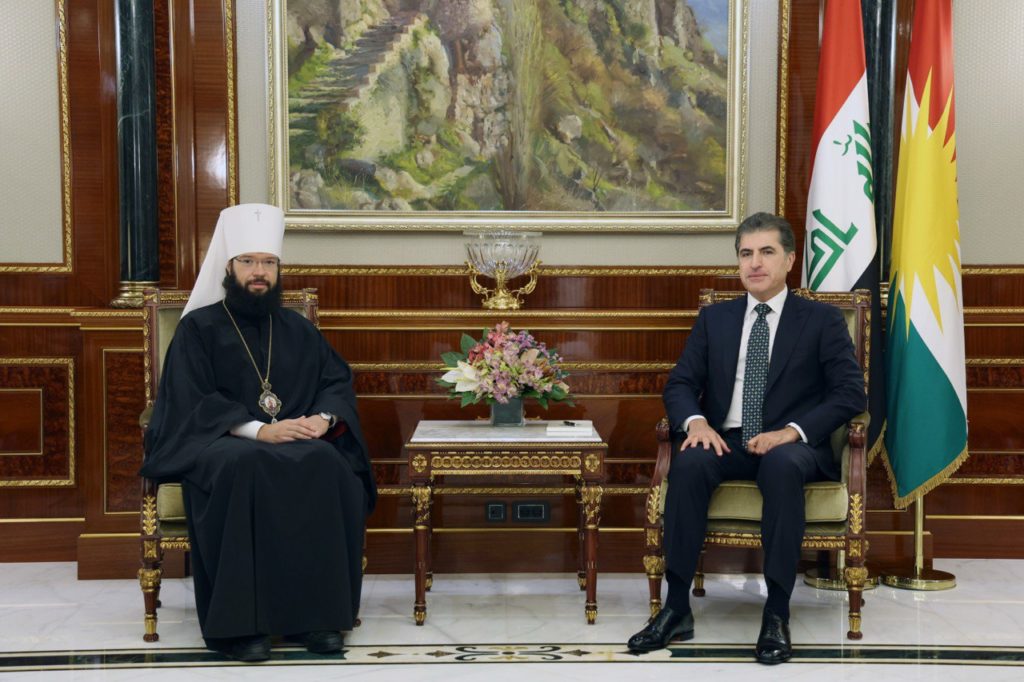 Ιράκ: Ο Βολοκολάμσκ Αντώνιος συναντήθηκε με τον Πρόεδρο της Κουρδικής Αυτόνομης Επαρχίας