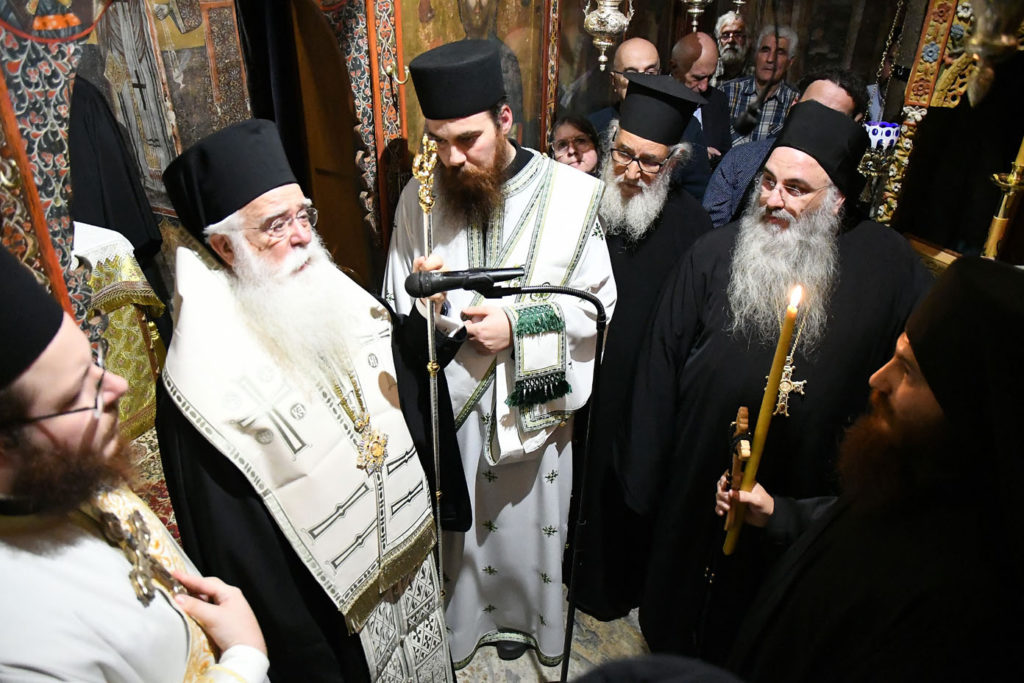 Κουρά Μοναχού στην Ιερά Μονή Αγίου Παντελεήμονος Αγιάς