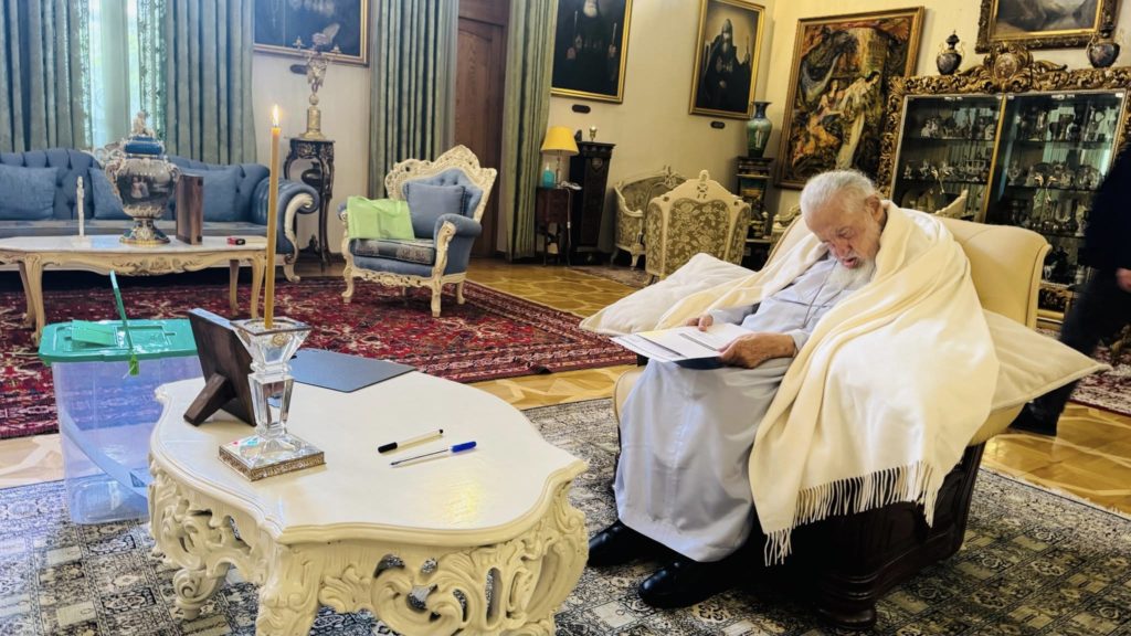 პატრიარქმა ადგილობრივი თვითმმართველობის არჩევნებში მიიღო მონაწილეობა