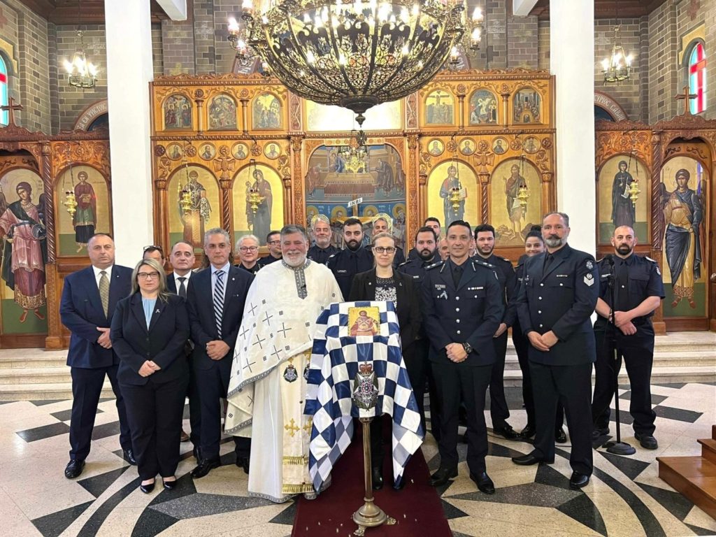 Melbourne: Faithful honour Saint Artemios, Protector of Police, and Law Enforcement Officers