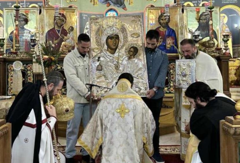 Η Σύναξη της Παναγίας Εσφαγμένης στον Ιερό Ναό Αγίου Γεωργίου Παπάγου