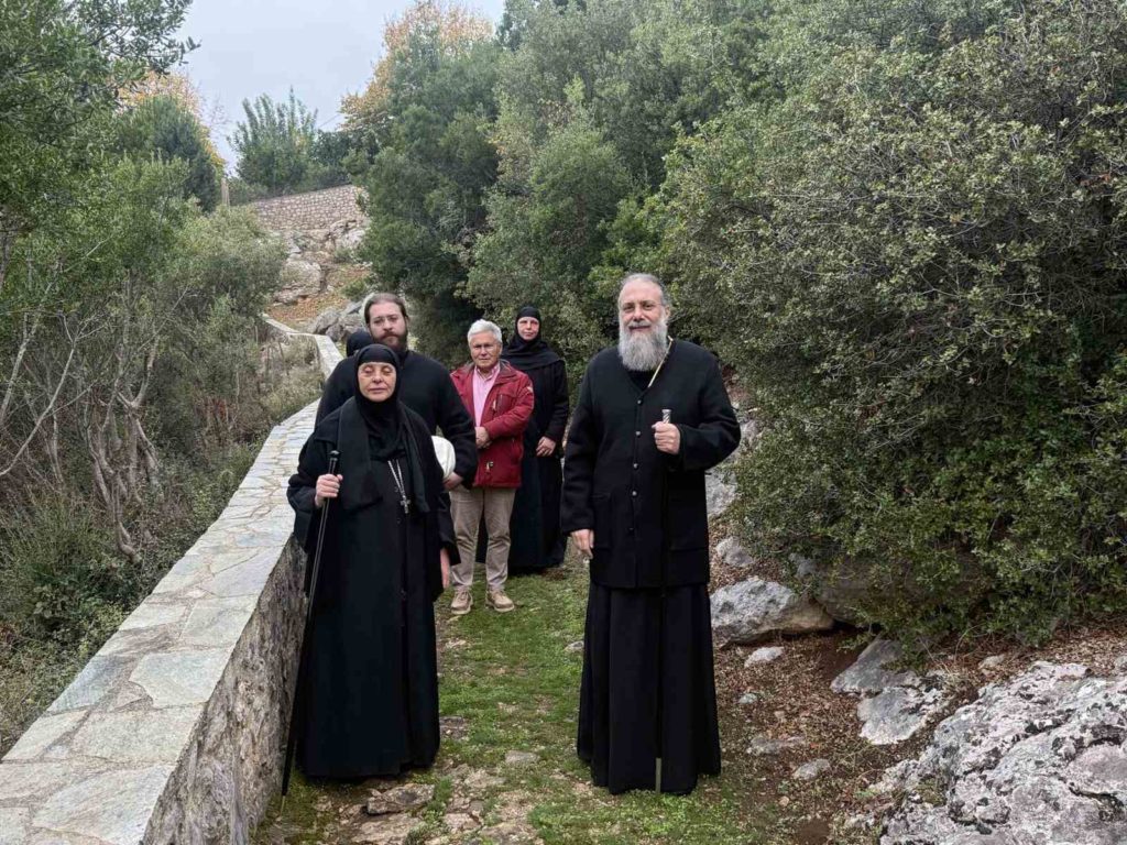 Ο Μητροπολίτης Τρίκκης Χρυσόστομος στην Ιερά Μονή Κορμπόβου