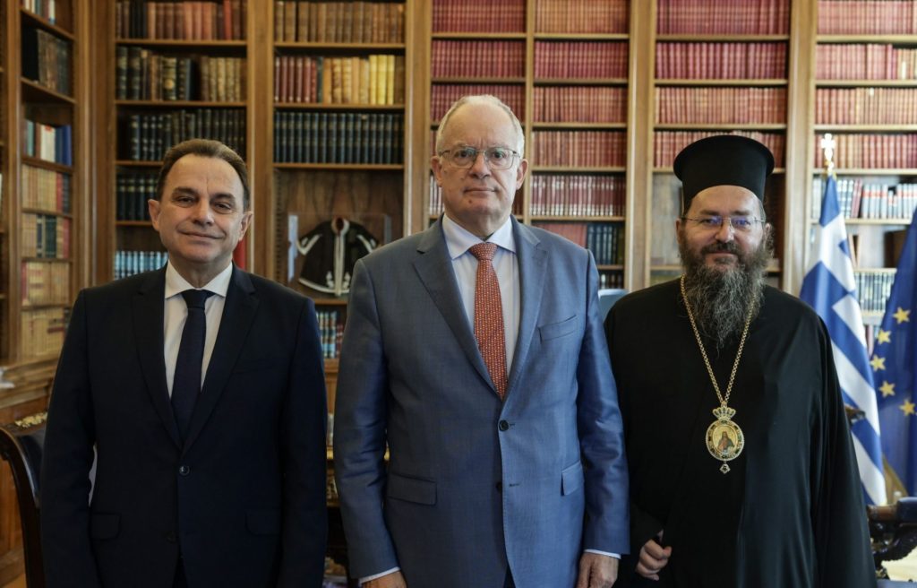 Συνάντηση με τον Πρόεδρο της Δημοκρατίας είχε ο Μητροπολίτης Κιλκισίου Βαρθολομαίος