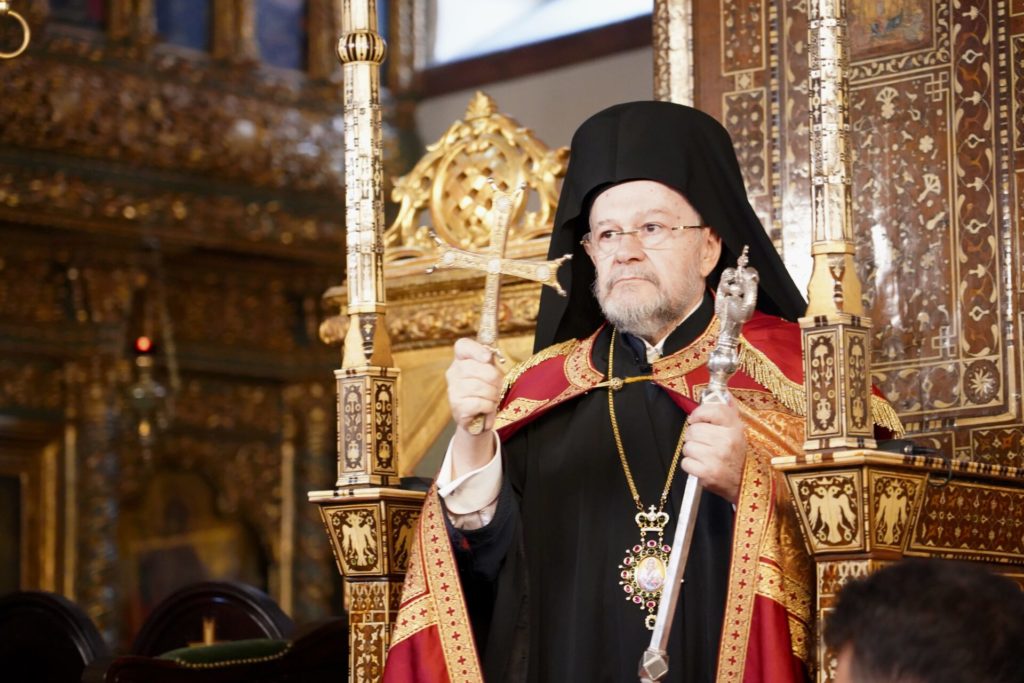 Χοροστασία του Μητροπολίτου Μυριοφύτου και Περιστάσεως στον Πάνσεπτο Πατριαρχικό Ναό