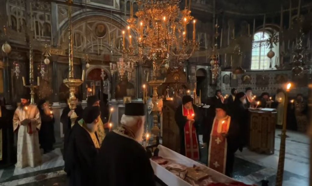 Η Εξόδιος Ακολουθία του μακαριστού Μητροπολίτη Ροδοστόλου κυρού Χρυσοστόμου