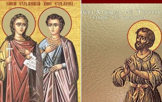 Dëshmorët Eulambi dhe Eulambia. Omologjetët Theofili, Vasiani e 200 shokët. Oshënar Andrea në Totma, i marrë më Krishtin. Oshënar Ambrozi i Optinës.