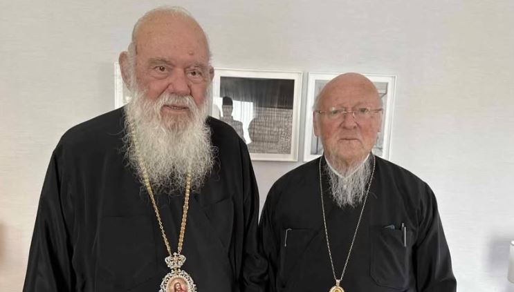 ‎البطريرك المسكوني يتصل برئيس اساقفة اليونان