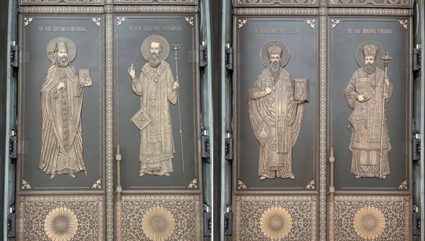 The National Cathedral’s bronze doors: Over 50 Saints depicted