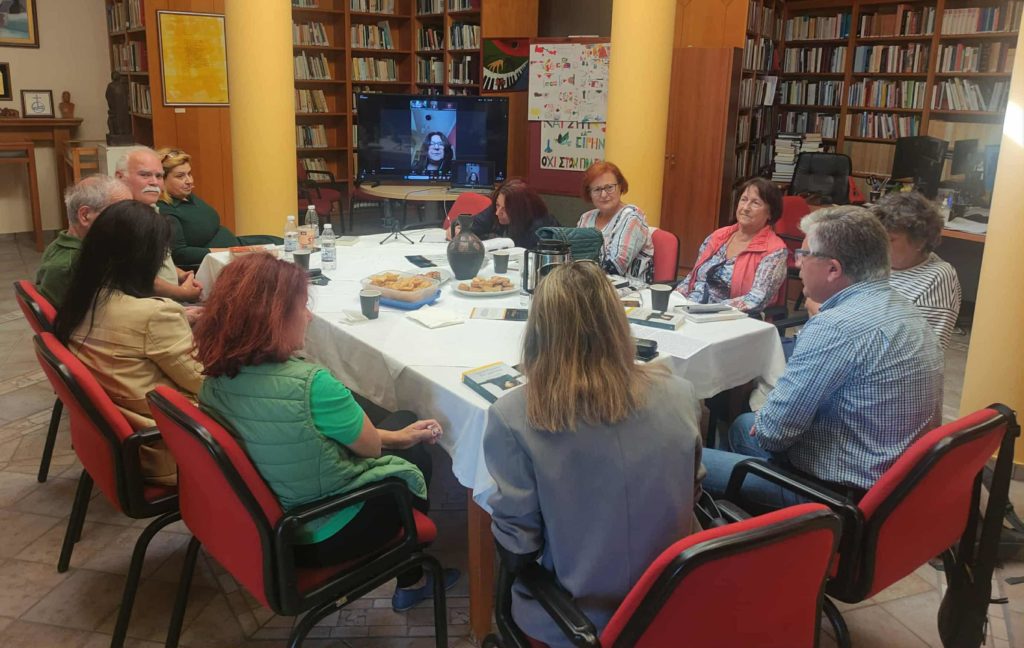 Η πρώτη συνάντηση των μελών της Λέσχης Φιλαναγνωσίας στη βιβλιοθήκη της Ορθοδόξου Ακαδημίας Κρήτης