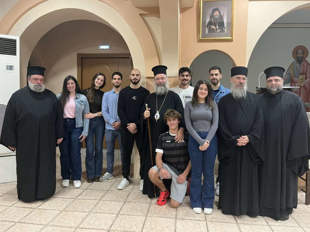 Αγιασμός στη Σύναξη Νέων της Ιεράς Μητροπόλεως Ρεθύμνης και Αυλοποτάμου