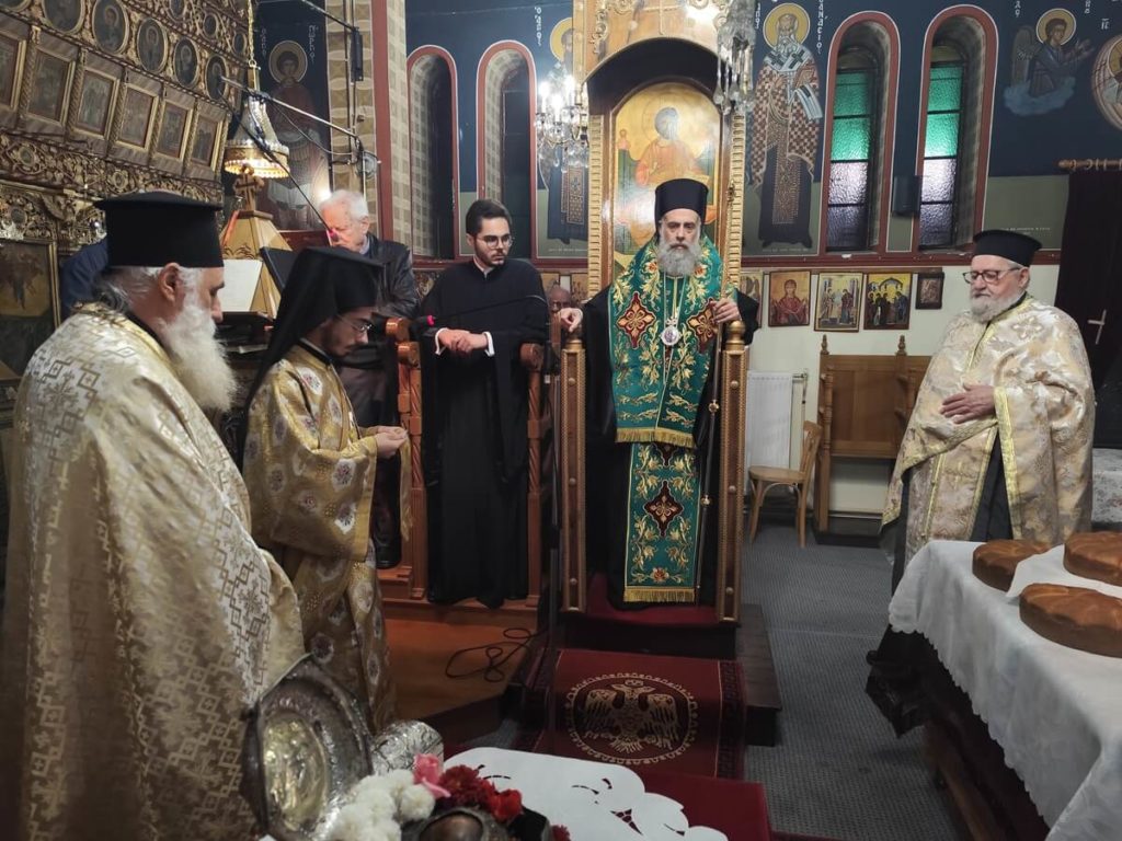 Τιμή στην Τιμία Κάρα του Αγίου Γρηγορίου και μήνυμα πίστεως από τον Μητροπολίτη Θεσσαλιώτιδος