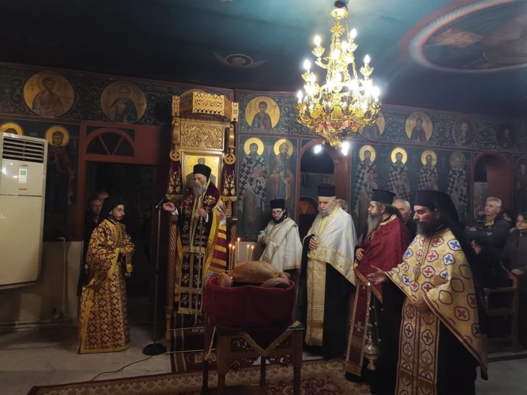 Ο Άγιος Μηνάς, πρότυπο πίστεως και θυσιαστικής αγάπης – Εσπερινός στον Ι.Ν. του Αγίου στην Καρδίτσα