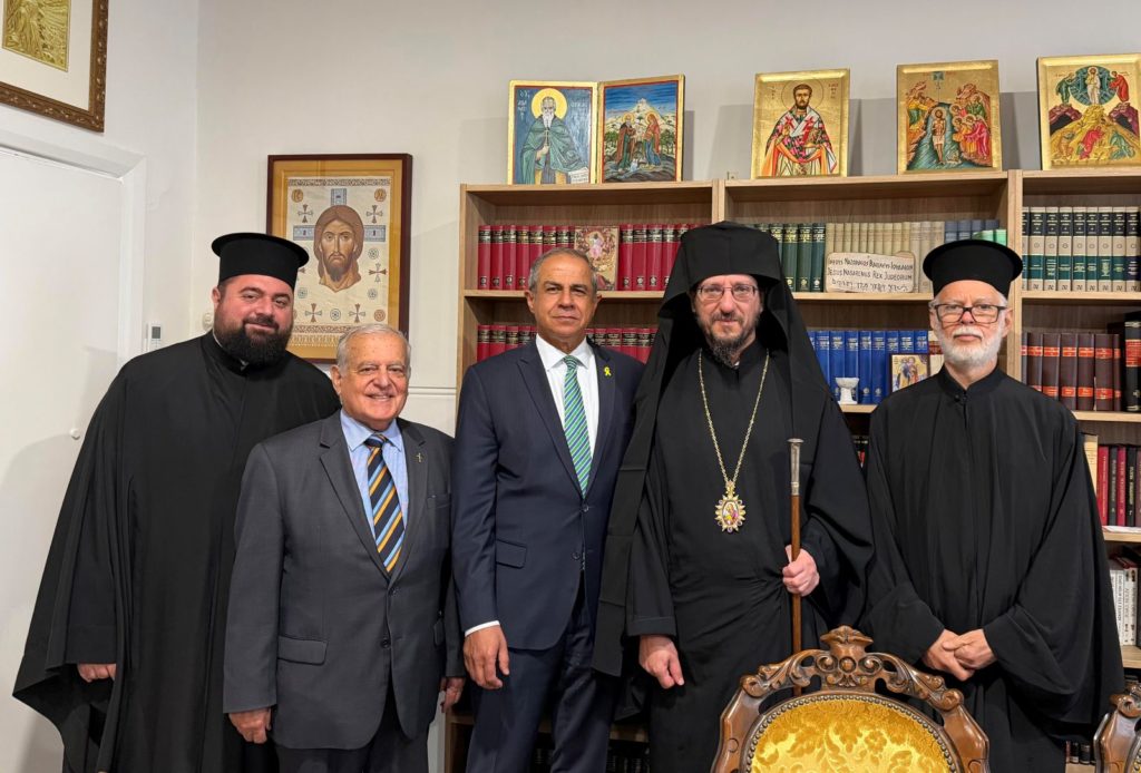 Επίσκεψη του Ισραηλινού Πρέσβη στα γραφεία της Ιεράς Επισκοπής Αδελαΐδος