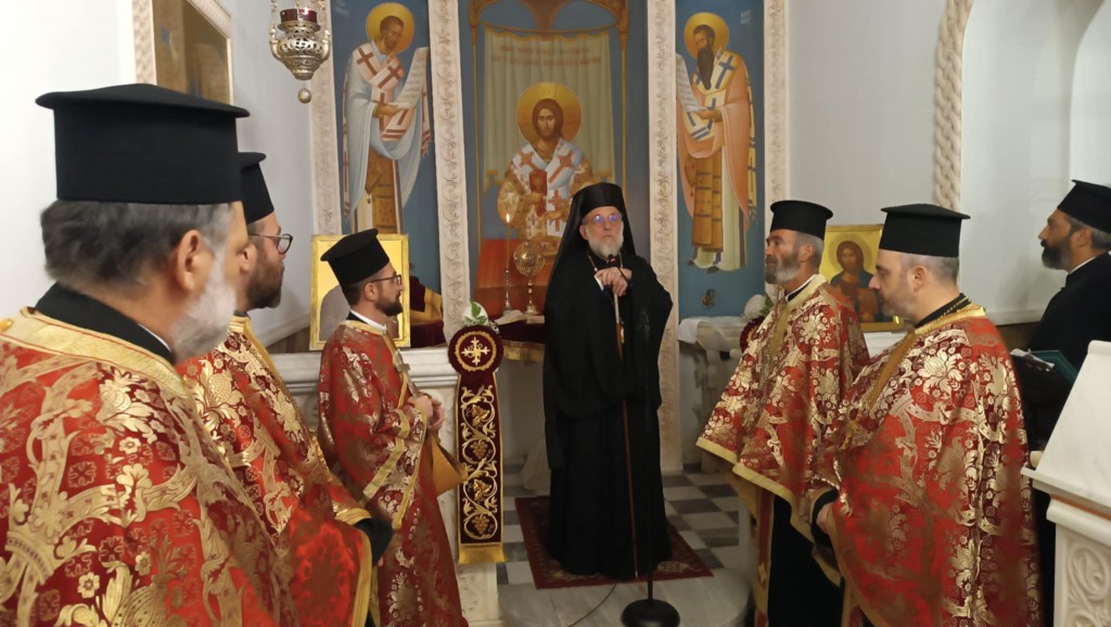 Μνήμη Οσίων Αλυπίου, Στυλιανού και Νίκωνος στη Μητρόπολη Ρόδου