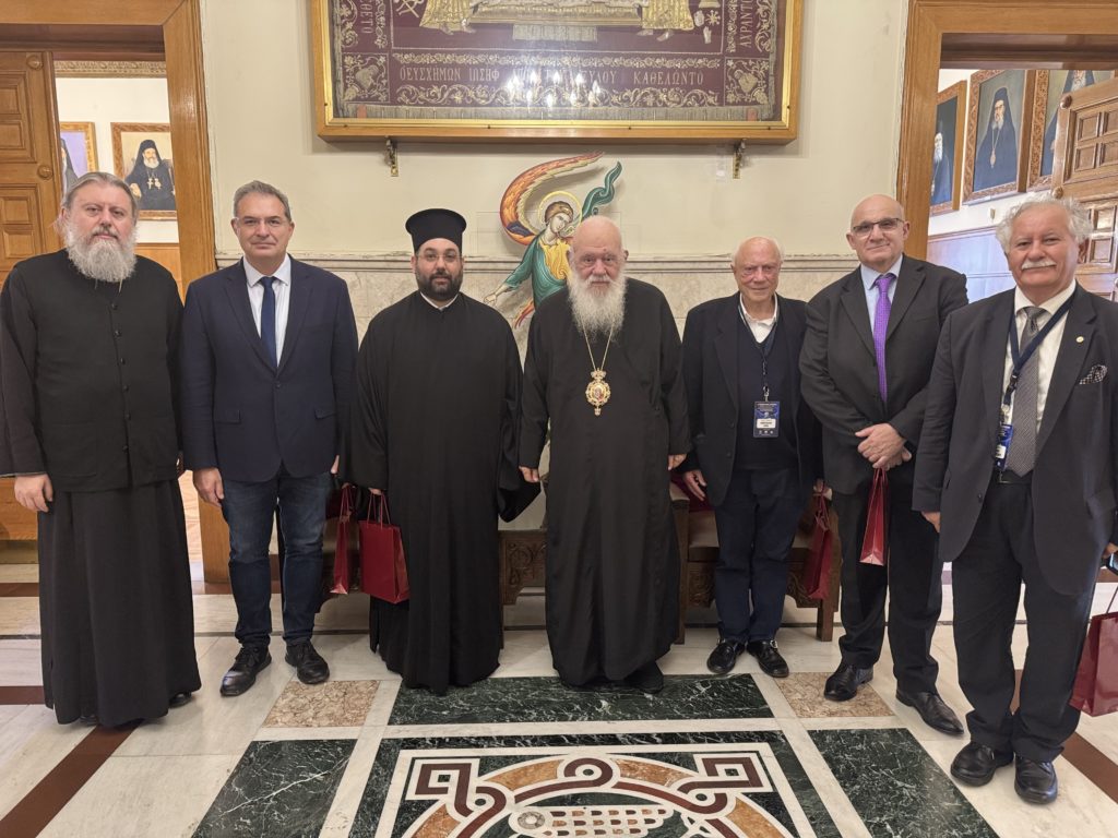 Στον Αρχιεπίσκοπο Ιερώνυμο οι διοργανωτές του 6ου Πανελλήνιου Συνεδρίου Ψηφιακής Πολιτιστικής Κληρονομιάς