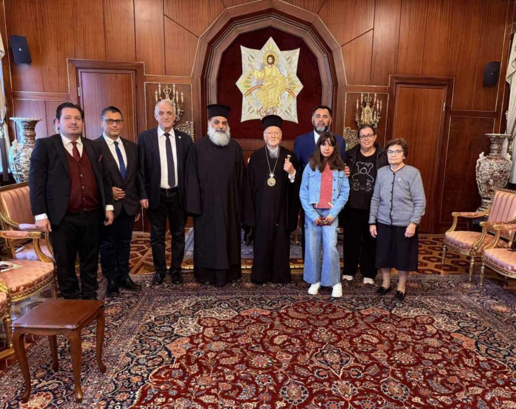 Aντιπροσωπεία του Σωματείου Ιεροψαλτών Νομού Τρικάλων στον Οικουμενικό Πατριάρχη