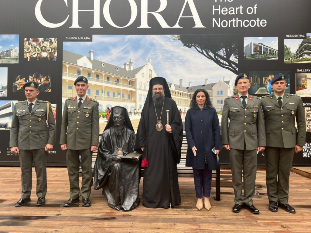 Αντιπροσωπεία της Στρατιωτικής Σχολής Ευελπίδων στην Ιερά Επισκοπή Χώρας