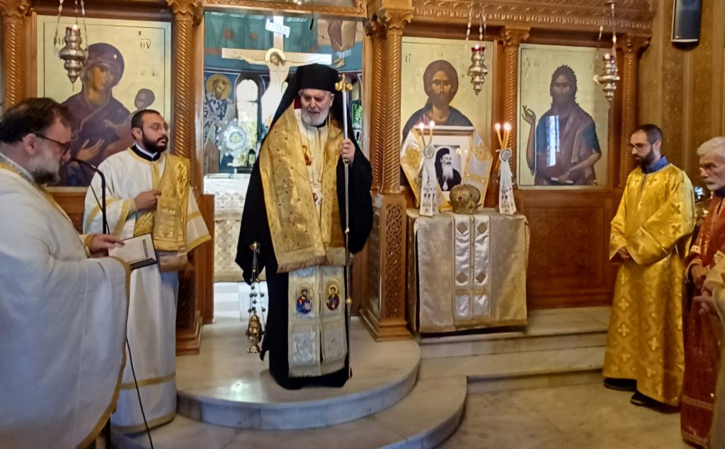 Μνήμη Αθηνών Ιερωνύμου Α’ στην Αγία Μαρίνα Ηλιούπολης