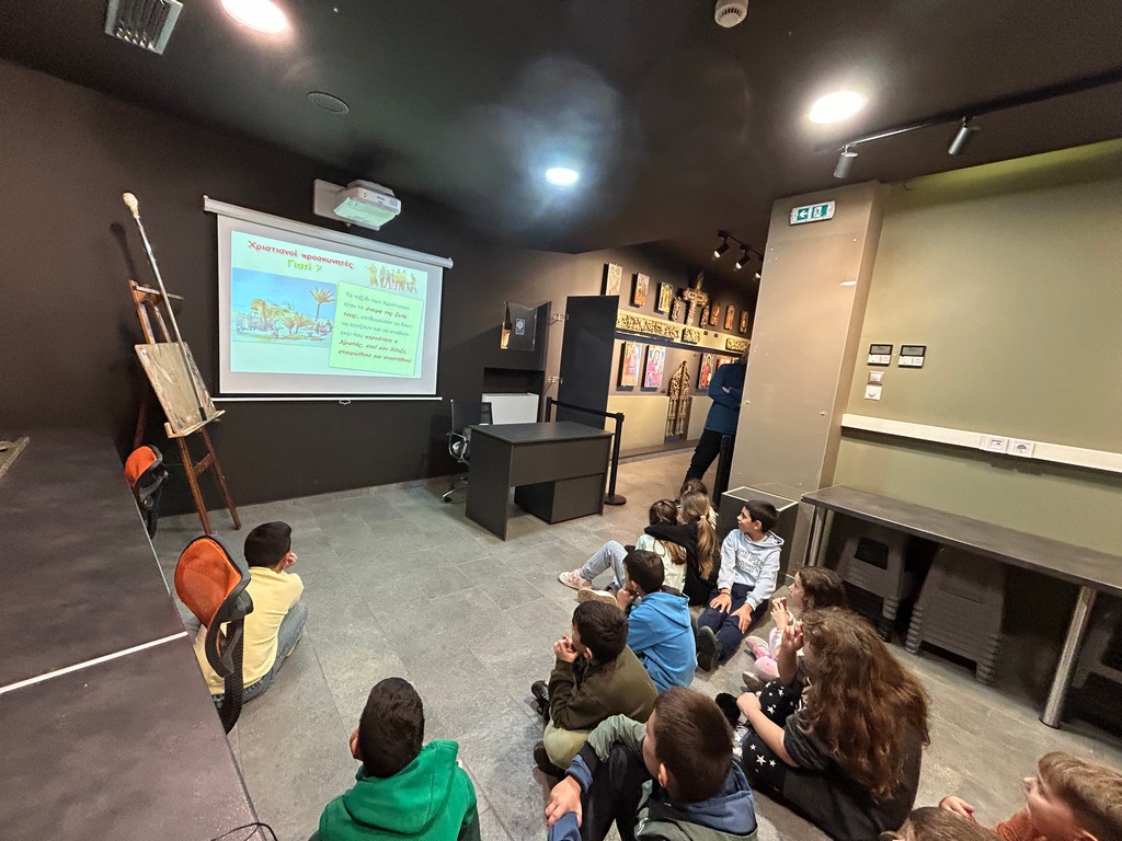 Πλήθος μαθητών στο Βυζαντινό Μουσείο Μακρινίτσας