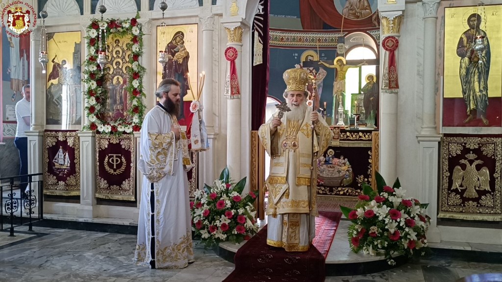 Ο Ιεροσολύμων Θεόφιλος στην πανηγυρίζουσα Ιερά Μονή Αγίων Αρχαγγέλων στην Ιόππη