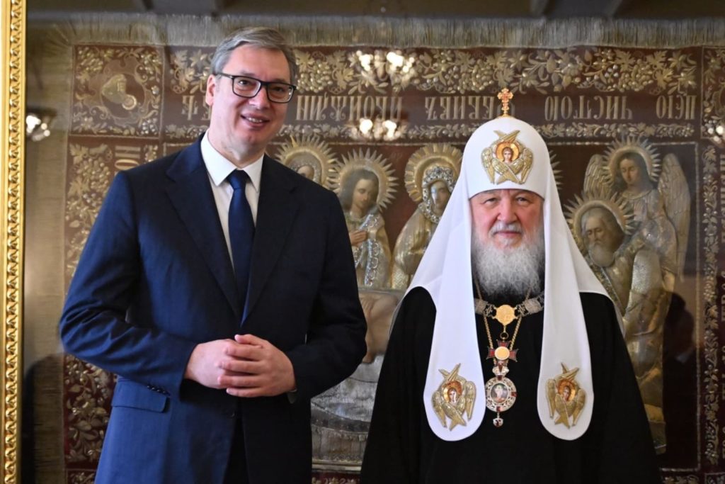 Βούτσιτς προς Μόσχας Κύριλλο: Ανεκτίμητος ο ρόλος σας στις σχέσεις των Εκκλησιών Σερβίας και Ρωσίας