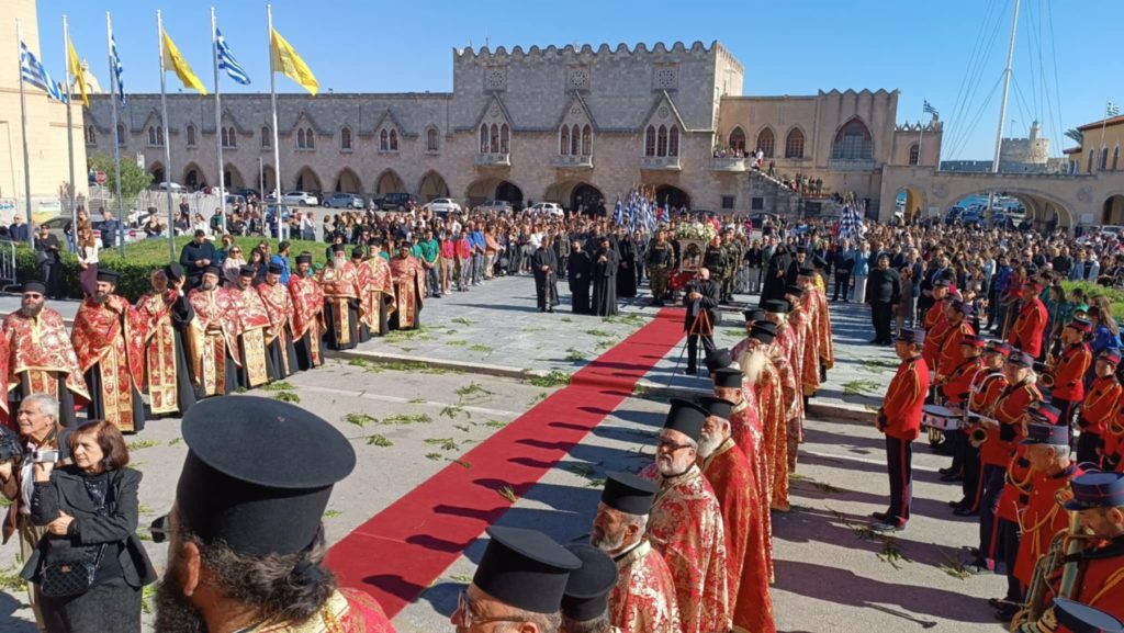Η Ρόδος τίμησε τον Πολιούχο της Άγιο Κωνσταντίνο τον Υδραίο