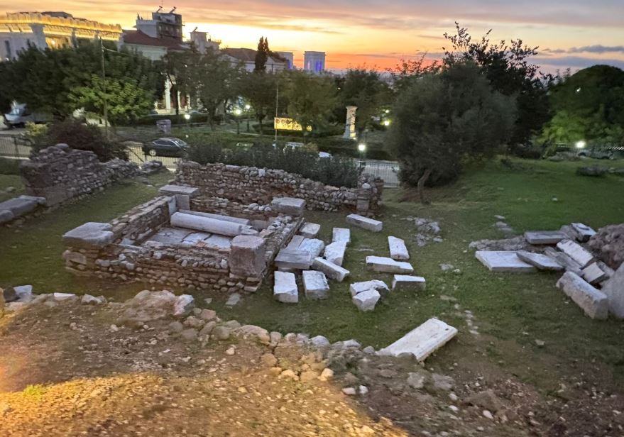 Ο Μητροπολίτης Πατρών στα εγκαίνια του έργου αποκατάστασης του Ρωμαϊκού Ωδείου