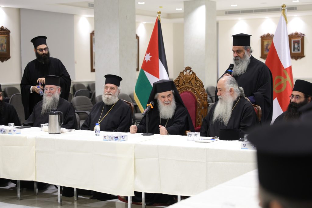 Συνάντηση Πατριάρχη Ιεροσολύμων με ιερείς ενοριών στο Αμμάν της Ιορδανίας