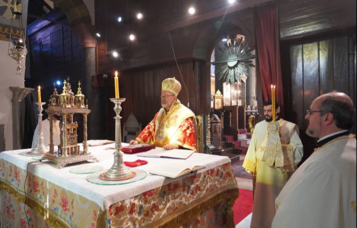 عيد القديس الرسول استاخيوس كاتدرائية ألقديس جاورجيوس القسطنطينية