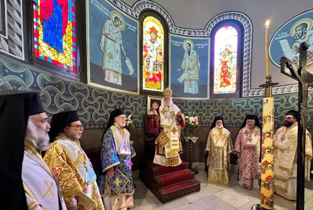 البابا والبطريرك ثيودروس الثاني يحتفل بعيد رؤساء الملائكة