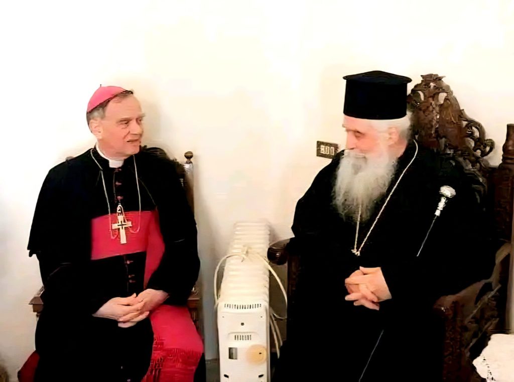 Στον Αρχιεπίσκοπο Σινά Συμεών ο Αποστολικός Νούντσιος της Αγίας Έδρας στην Αίγυπτο