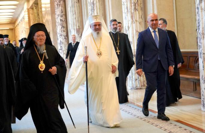‎البطريرك المسكوني يزور رئيس وزراء رومانيا