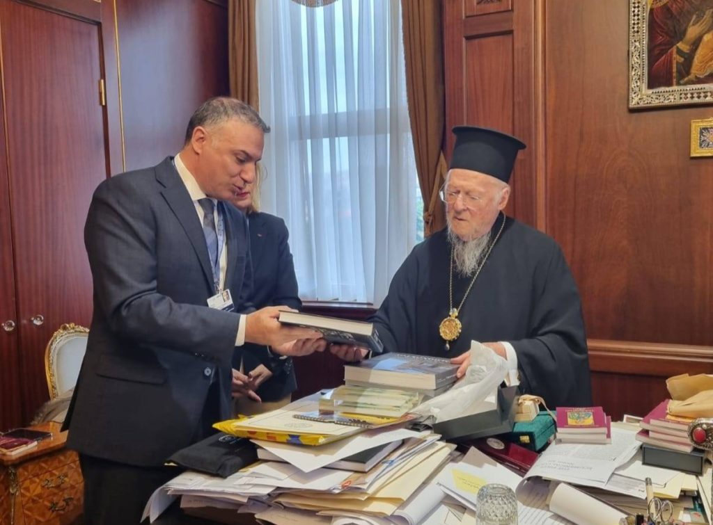 Στον Οικουμενικό Πατριάρχη μέλη της κυπριακής αντιπροσωπείας του Οργανισμού για την Ασφάλεια και τη Συνεργασία στην Ευρώπη