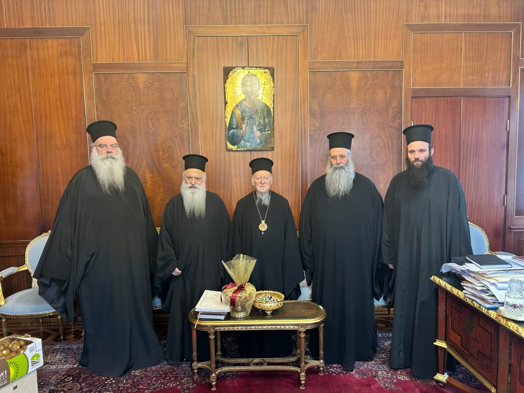 Ο Μητροπολίτης Κίτρους Γεώργιος στο Οικουμενικό Πατριαρχείο