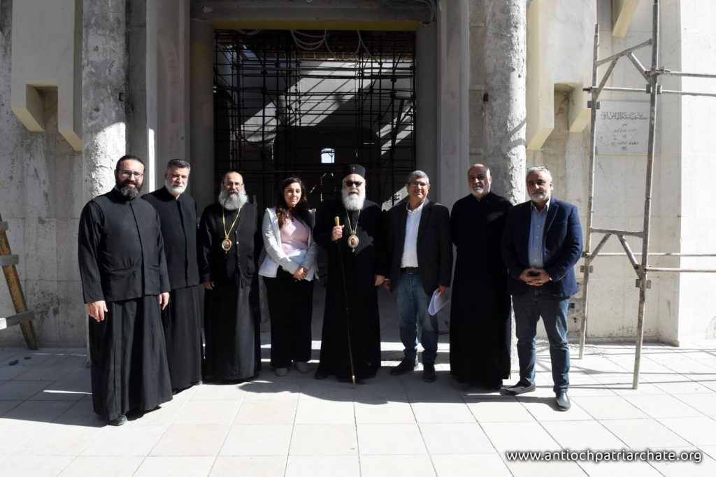 زيارة تفقدية لأعمال صيانة كنيسة مار الياس دويلعة-دمشق