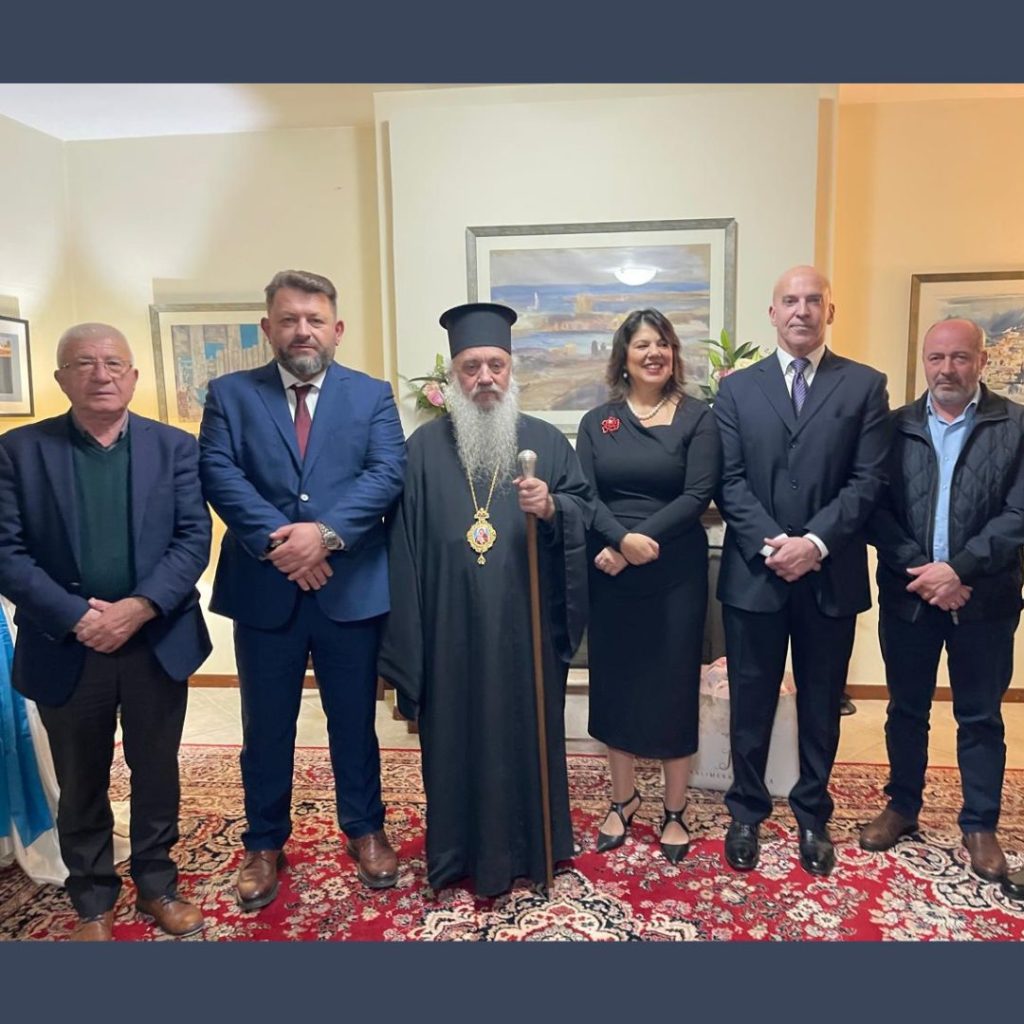 Η Πρέσβυς της Ελλάδας στην Αλβανία συναντήθηκε με τον Μητροπολίτη Αργυροκάστρου Ναθαναήλ
