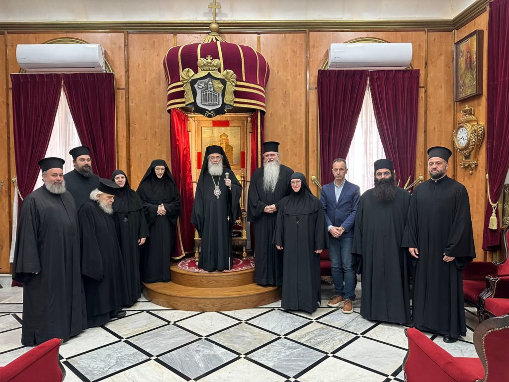 Τον Πατριάρχη Ιεροσολύμων επισκέφθηκε ο Μητροπολίτης Νέας Κρήνης και Καλαμαριάς