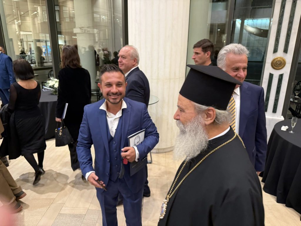 Ο Μητροπολίτης Ύδρας σε εκδήλωση για τον Βαρδή Βαρδινογιάννη