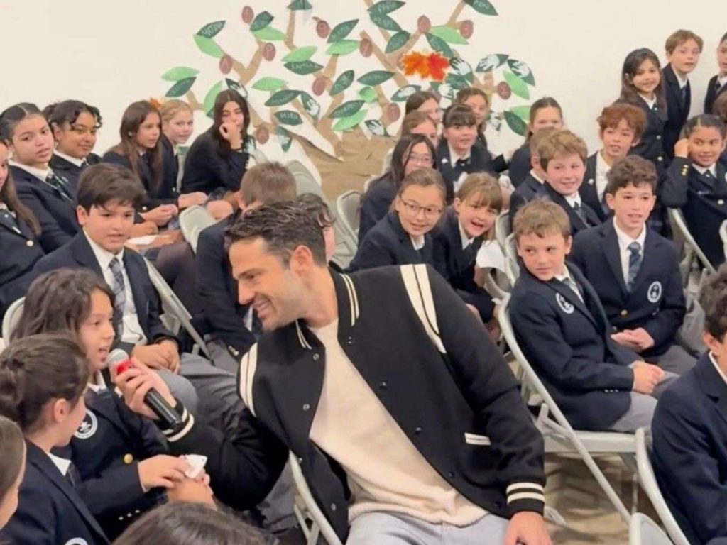 Greek superstar inspires students at A. Fantis School ahead of Barclays Center concert