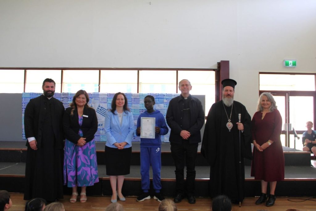 Ο Επίσκοπος Πέρθης σε εκδήλωση του Κολλεγίου Immaculate Heart