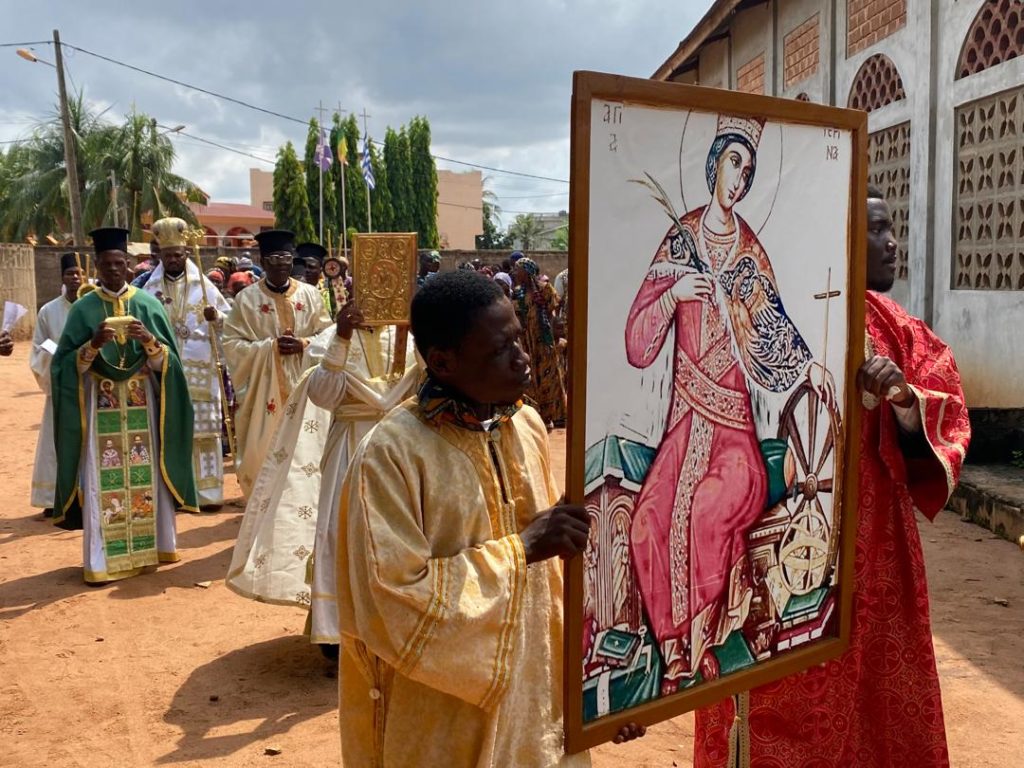 Το Μπενίν στην Αφρική εόρτασε την Αγία Αικατερίνη